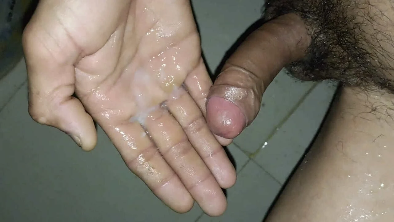 Indian boy with big dick has extremely huge cumshot, cuckold, Indian boy20