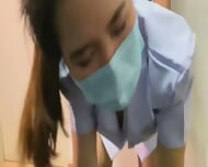 Nurse Doggy Isteri Temen Pulang Kerja